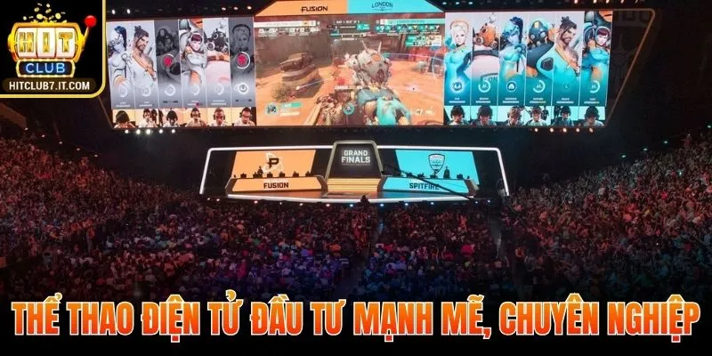 Thể thao điện tử đầu tư mạnh mẽ, chuyên nghiệp